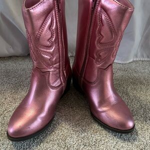 Old navy pink cowgirl boots. Size 2.